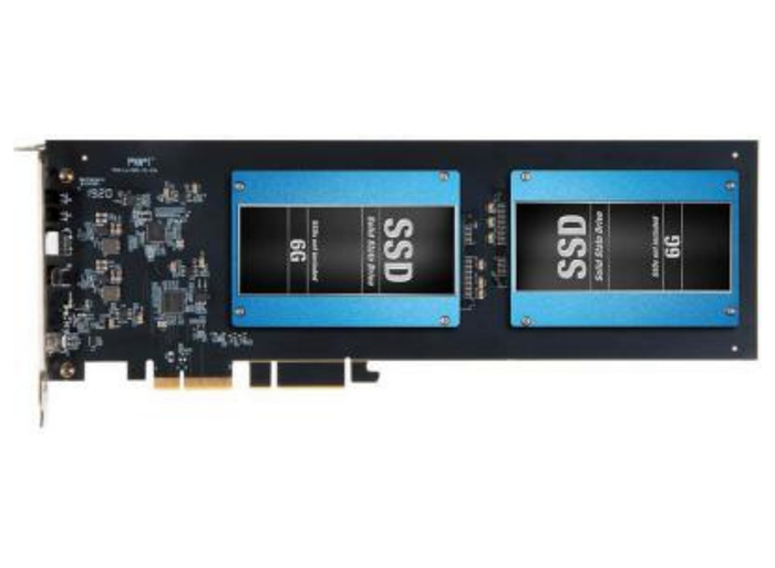Sonnet Fusion Dual 2.5" SSD RAID PCIe Card – 16TB, Hardware RAID & 10Gbps USB-C | FUS-SSD-2RAID-E RAID Controller Sonnet