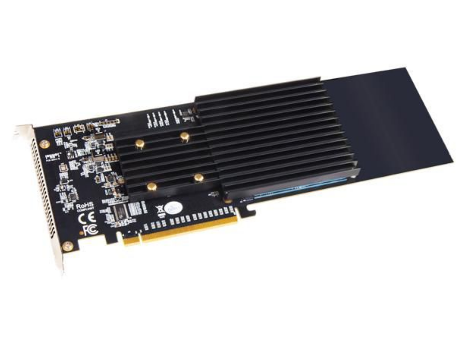 Sonnet M.2 4x4 PCIe Card 4x NVMe SSD Slots | FUS-SSD-4X4-E3S Adapter / Converter Sonnet