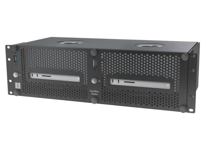 Sonnet RackMac Studio 3U Rackmount Enclosure for 1–2 Mac Studio Computers | RACK-STD-2X Rack Accessory Sonnet