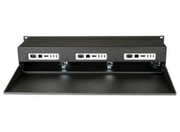 Sonnet RackMac mini (2024+) Accessory Tray – 6" Extension Shelf with Cable Passthrough | RACK-MIN-3X-SLF Rack Accessories Sonnet