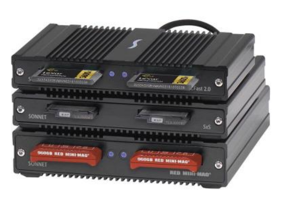 Sonnet SF3-2RMM RED MINI-MAG Dual Slot Thunderbolt 3 Reader