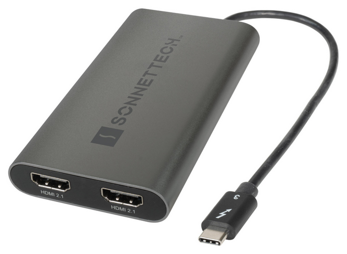 Sonnet Thunderbolt Dual HDMI 2.1 Adapter – Dual 4K 120Hz, 8K 60Hz Support | TB-DHDMI-21 Adapter / Converter Sonnet