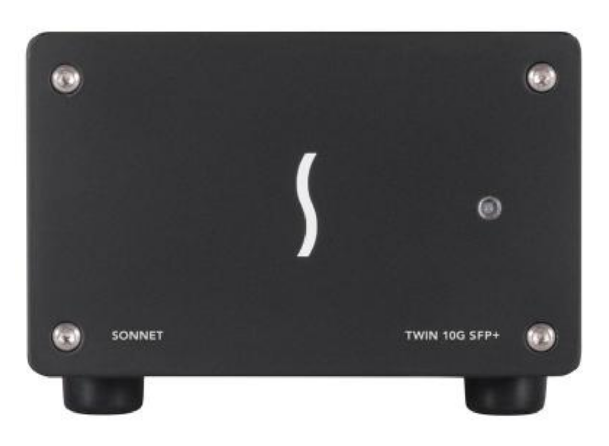Sonnet Twin10G SFP28 Thunderbolt Adapter – Dual-Port 10GbE Fibre, 2 Transceivers | TWIN10GM-SFP-TB Thunderbolt Adapter Sonnet
