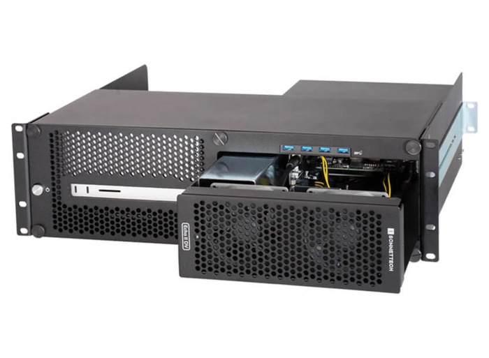 Sonnet xMac Studio/Echo II DV 3U Rackmount Enclosure – Dual PCIe Expansion, Thunderbolt 3 | XMAC-STD-IIDV Video Recorder Security Enclosures Sonnet