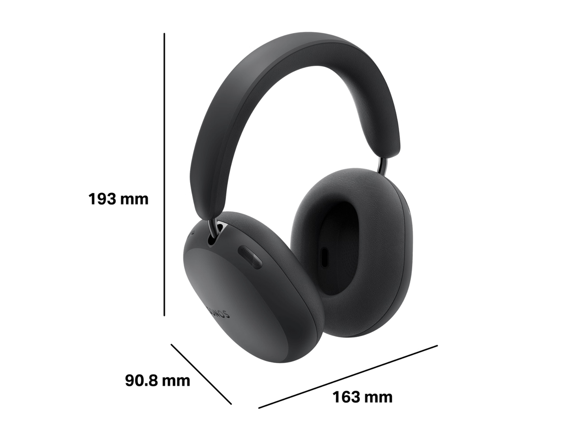 Sonos Ace Ultra Wireless Headphones – Adaptive ANC, Dolby Atmos & 35-Hour Battery | ACEULWW1BLK Headset Sonos