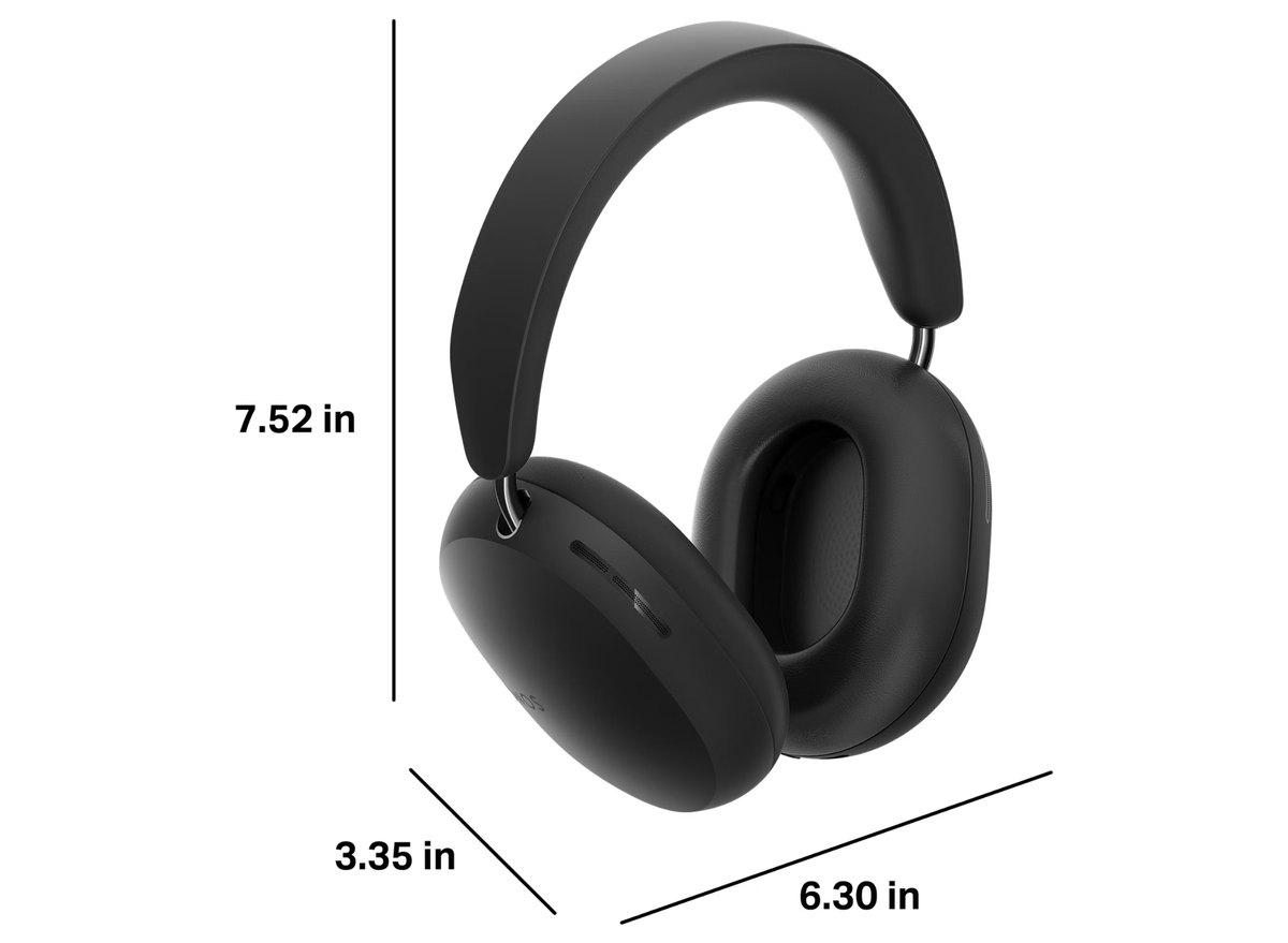 Sonos Ace Wireless Over-Ear Headphones – Dolby Atmos, ANC & Bluetooth 5.4 | ACEG1R21BLK Headset Sonos