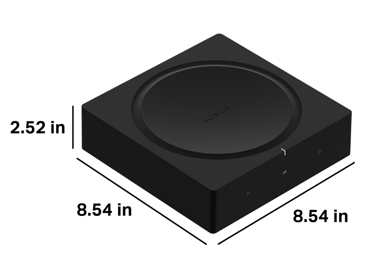 Sonos Amp Wireless Streaming Amplifier – 125W per Channel, HDMI ARC & AirPlay 2 | AMPG1UK1BLK Audio Amplifier Sonos