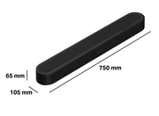 Sonos Beam Ultra Smart Soundbar – Dolby Atmos 7.1.2, WiFi 6, Bluetooth 5.3 & HDMI eARC | BMULTUK1BLK Soundbar Sonos