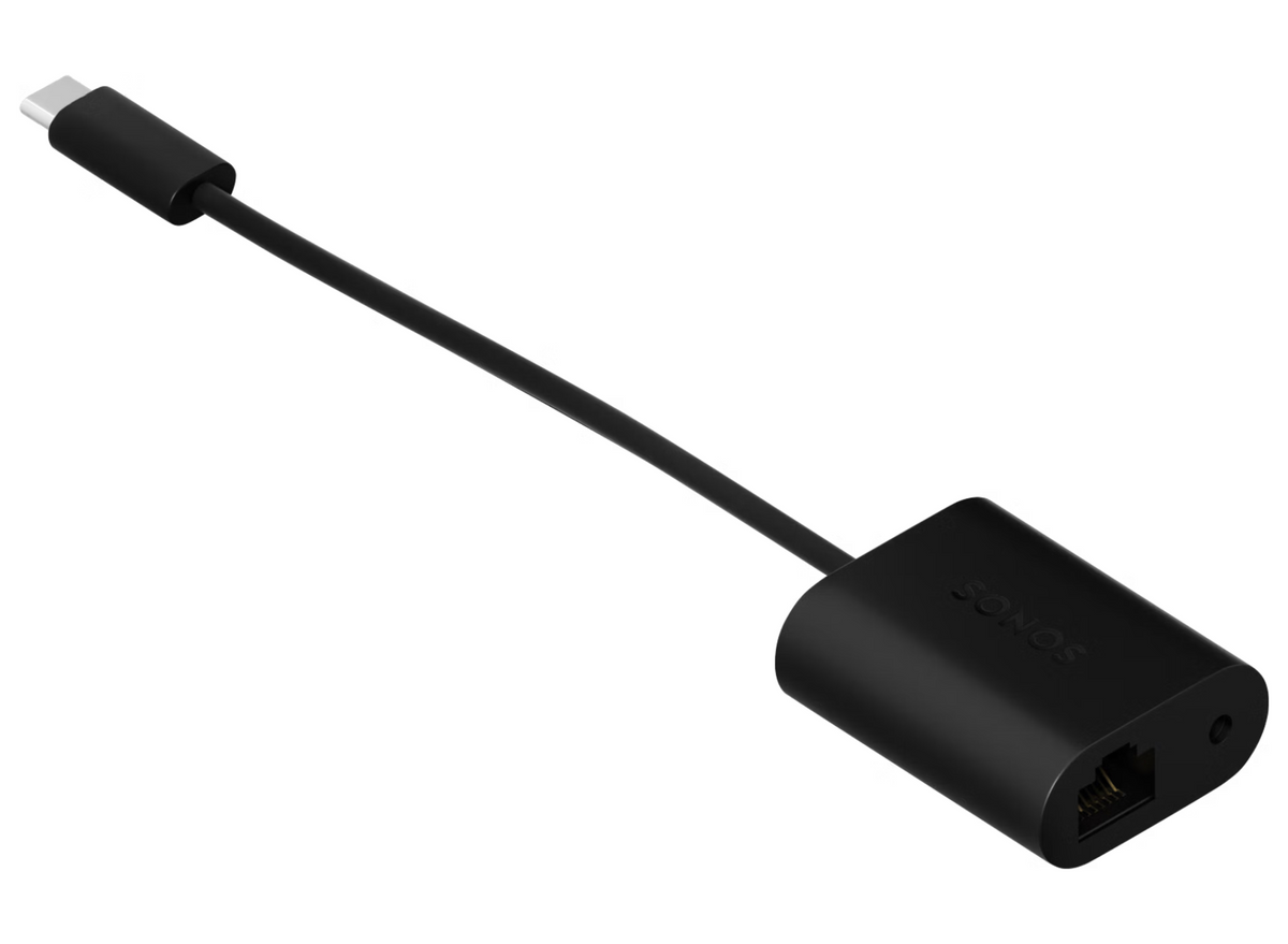 Sonos Combo Adapter – Ethernet & 3.5mm Audio Connectivity for Compatible Sonos Speakers | CDNGLWW1BLK Adapter / Converter Sonos