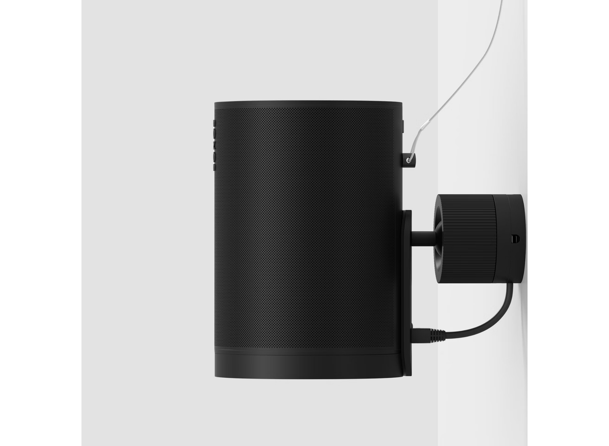 Sonos Era 100 Pro Surface Mount – Adjustable Wall & Ceiling Bracket with Cable Management | E1PMPWW1BLK Speaker Mount Sonos