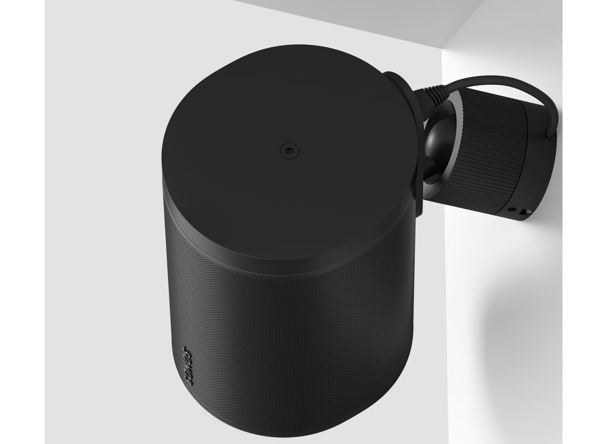 Sonos Era 100 Pro Surface Mount – Adjustable Wall & Ceiling Bracket with Cable Management | E1PMPWW1BLK Speaker Mount Sonos