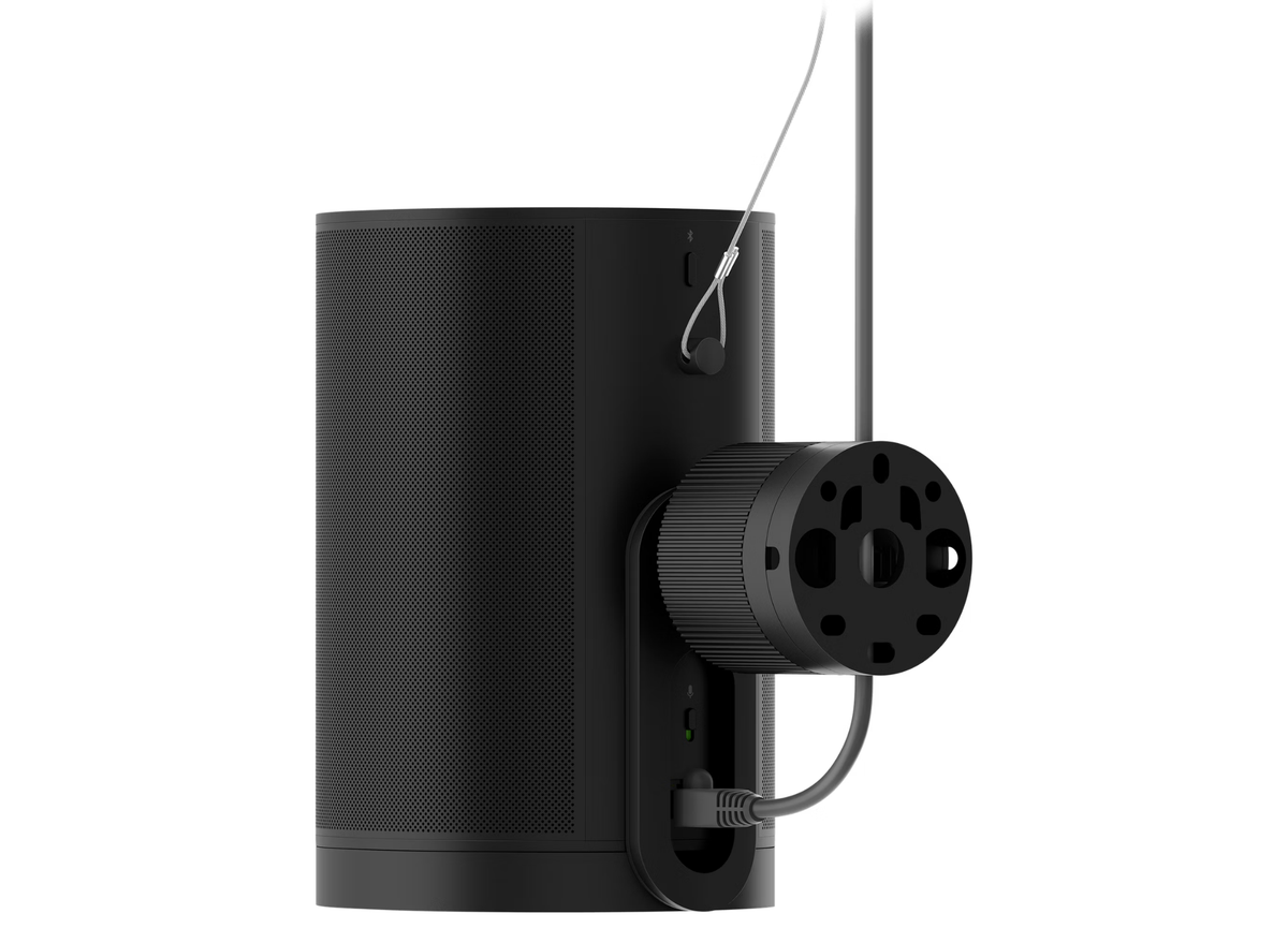 Sonos Era 100 Pro Surface Mount – Adjustable Wall & Ceiling Bracket with Cable Management | E1PMPWW1BLK Speaker Mount Sonos