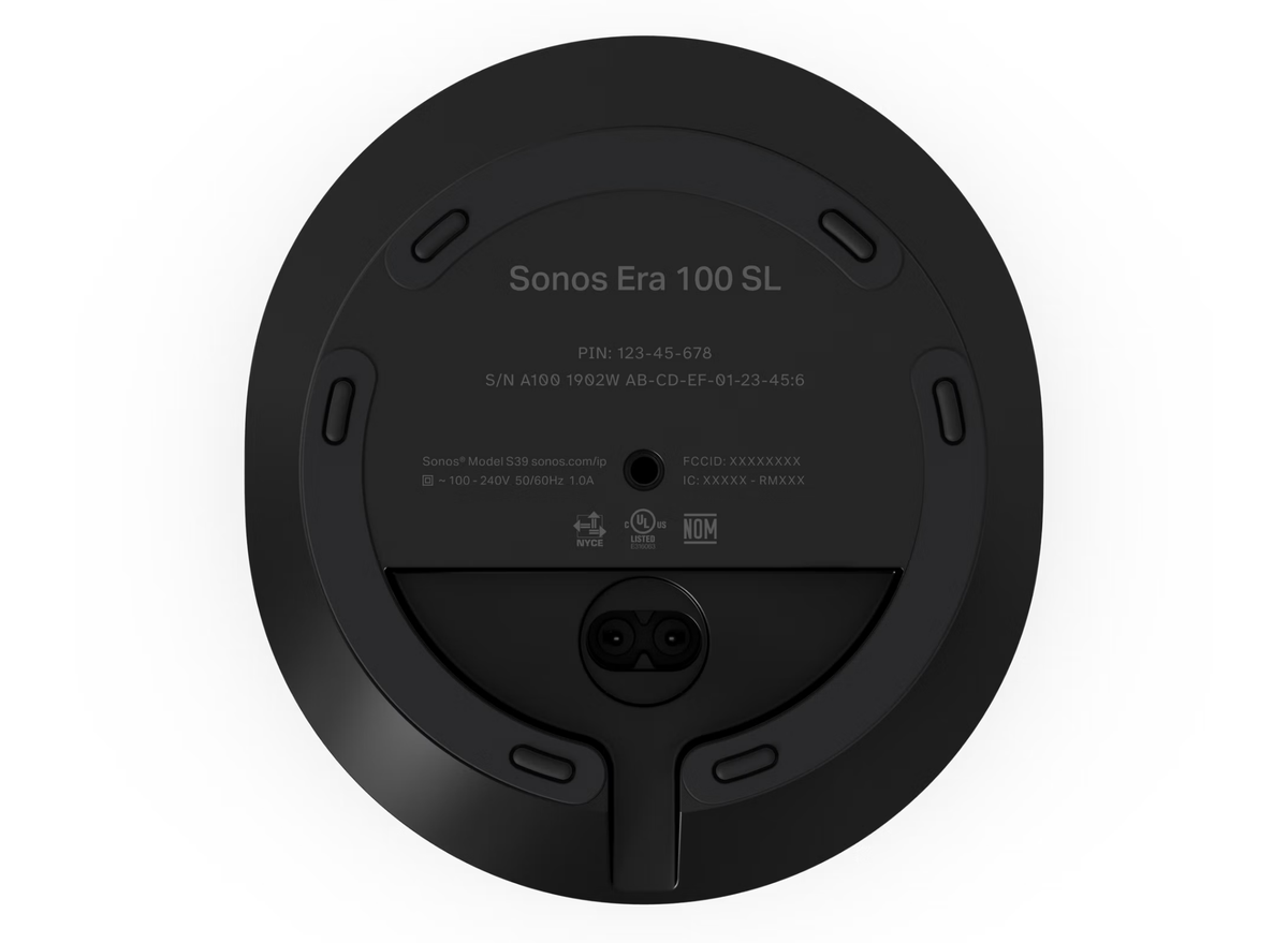 Sonos Era 100 SL Wireless Speaker – Stereo Sound, WiFi 6, Bluetooth 5.3 & Trueplay | E10SLUK1BLK Loudspeakers Sonos