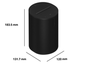 Sonos Era 100 Wireless Smart Speaker – WiFi 6, Bluetooth 5.3, Alexa & Stereo Sound | E10G1UK1BLK Loudspeakers Sonos