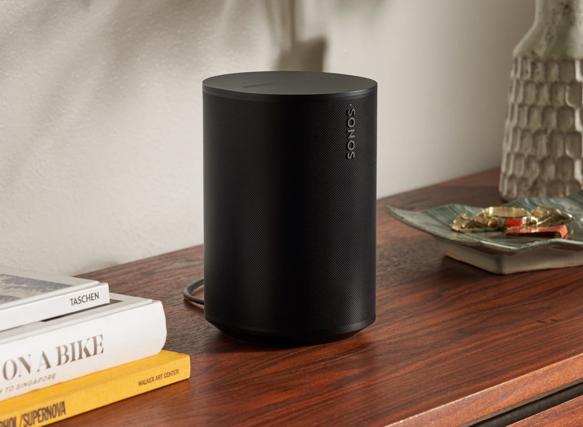 Sonos Era 100 Wireless Smart Speaker – WiFi 6, Bluetooth 5.3, Alexa & Stereo Sound | E10G1UK1BLK Loudspeakers Sonos