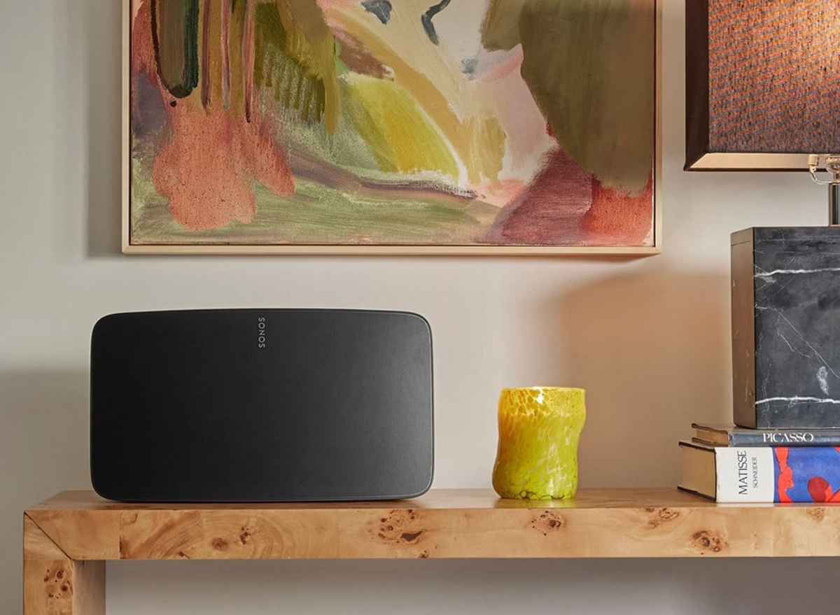 Sonos Five Wireless HiFi Speaker – High-Resolution Audio, Deep Bass & AirPlay 2 | FIVE1UK1BLK Speaker Sonos