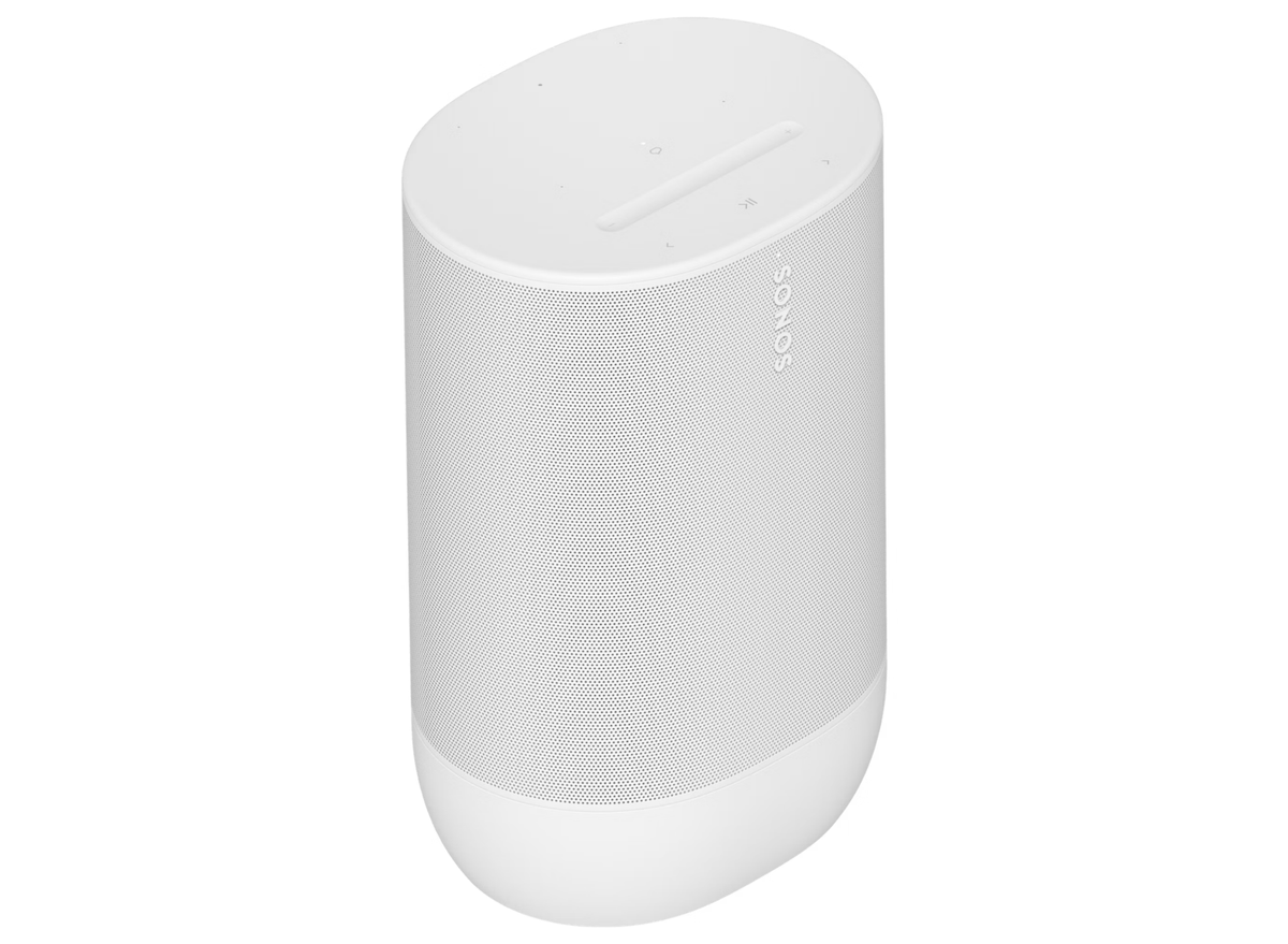 Sonos Move 2 Portable Bluetooth Speaker – 24-Hour Battery, IP56 Weatherproof & WiFi 6 | MOVE2UK1 Loudspeakers Sonos