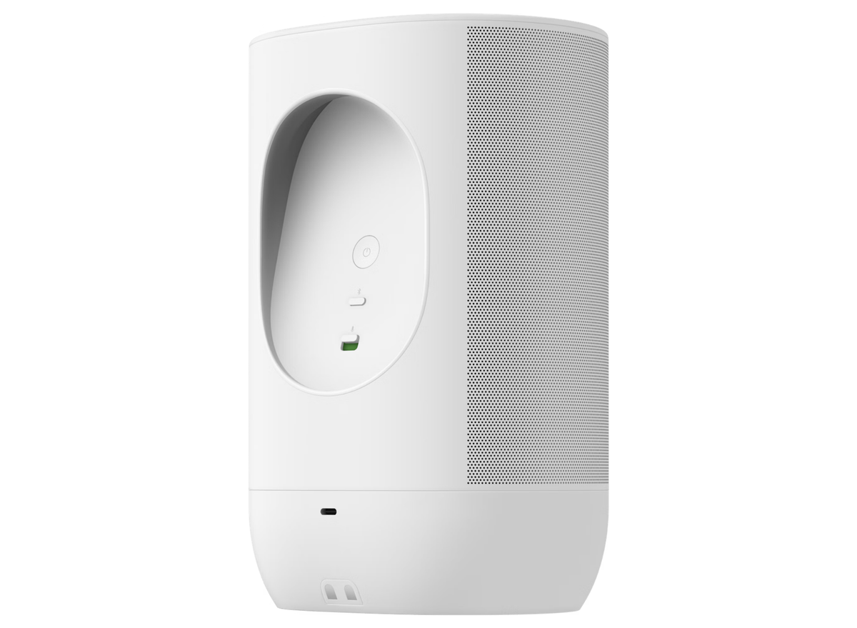Sonos Move 2 Portable Bluetooth Speaker – 24-Hour Battery, IP56 Weatherproof & WiFi 6 | MOVE2UK1 Loudspeakers Sonos