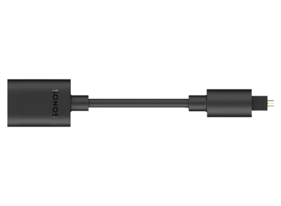 Sonos Optical Audio Adapter – TV Optical Connection for Arc Ultra, Arc, Beam & Amp | OPADPWW1BLK Adapter / Converter Sonos