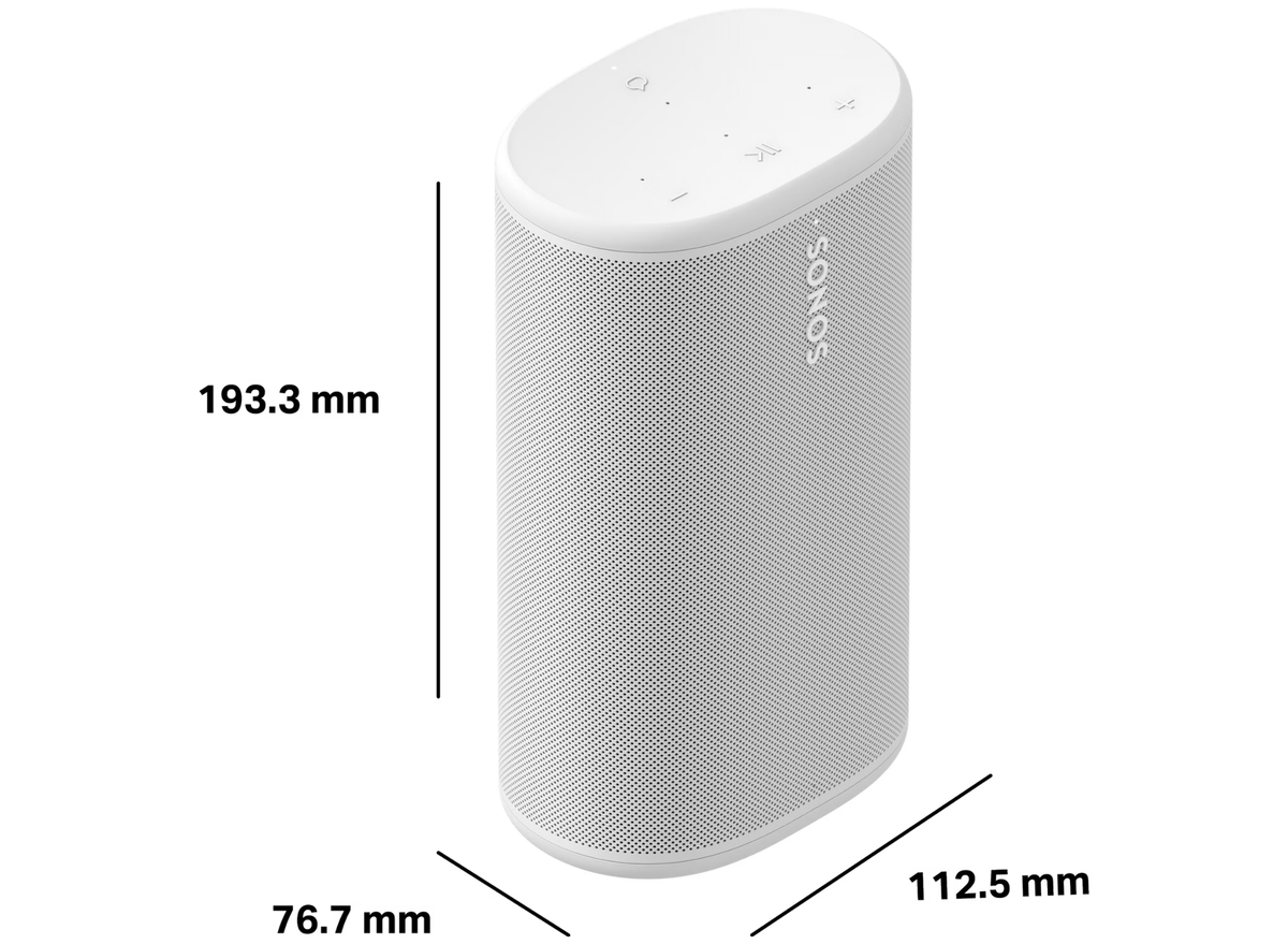 Sonos Play Portable Bluetooth Speaker – 24-Hour Battery, IP67 Waterproof & WiFi 6 | PLAYPR21 Speaker Sonos