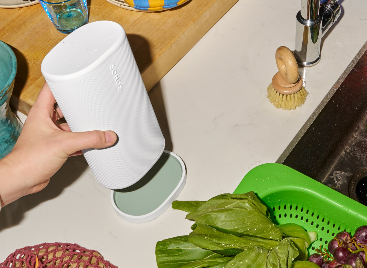 Sonos Play Portable Bluetooth Speaker – 24-Hour Battery, IP67 Waterproof & WiFi 6 | PLAYPR21 Speaker Sonos