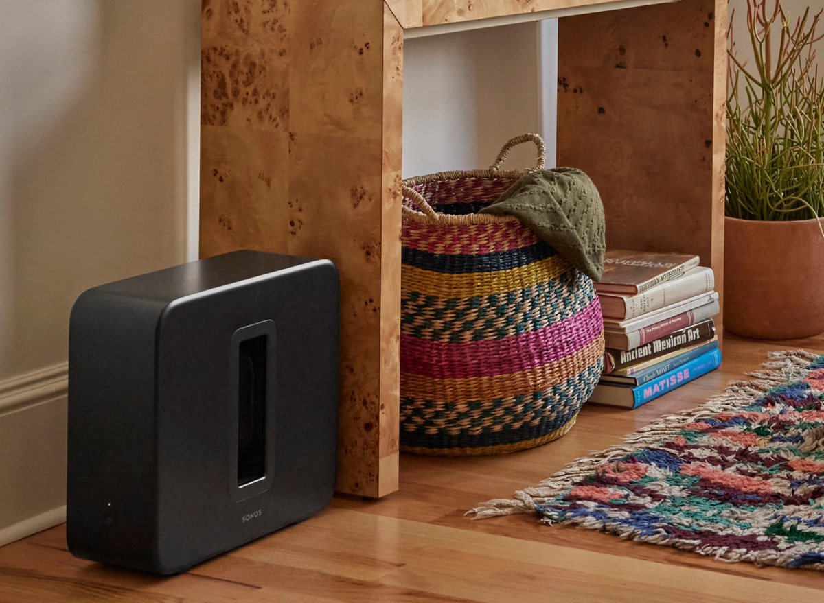 Sonos Sub 4 Wireless Subwoofer – Deep Bass, Dual Woofers, Trueplay & WiFi 6 | SUBG4UK1BLK Subwoofer Sonos