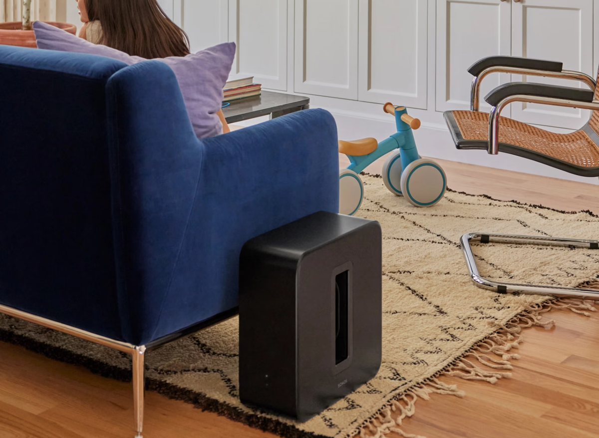 Sonos Sub 4 Wireless Subwoofer – Deep Bass, Dual Woofers, Trueplay & WiFi 6 | SUBG4UK1BLK Subwoofer Sonos