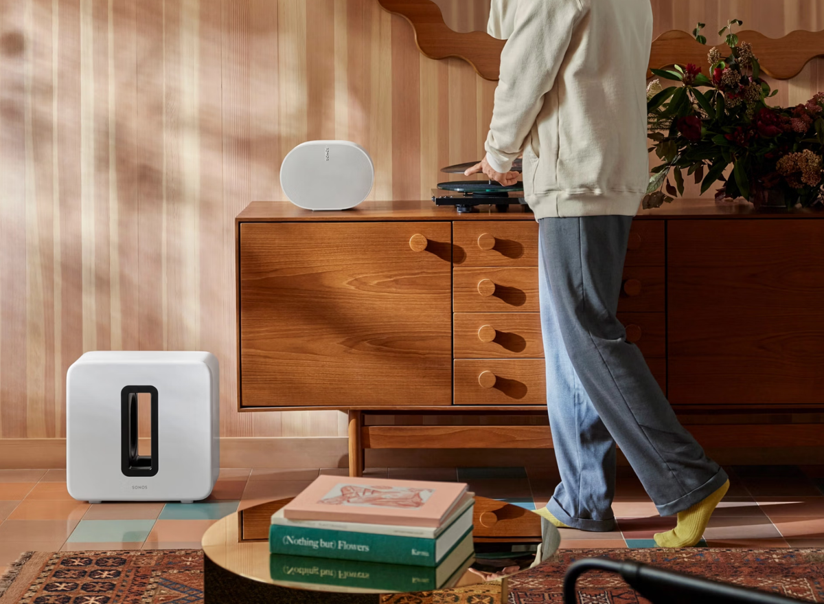 Sonos Sub 4 Wireless Subwoofer – Deep Bass, Dual Woofers, Trueplay & WiFi 6 | SUBG4UK1 Subwoofer Sonos