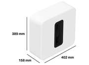 Sonos Sub 4 Wireless Subwoofer – Deep Bass, Dual Woofers, Trueplay & WiFi 6 | SUBG4UK1 Subwoofer Sonos