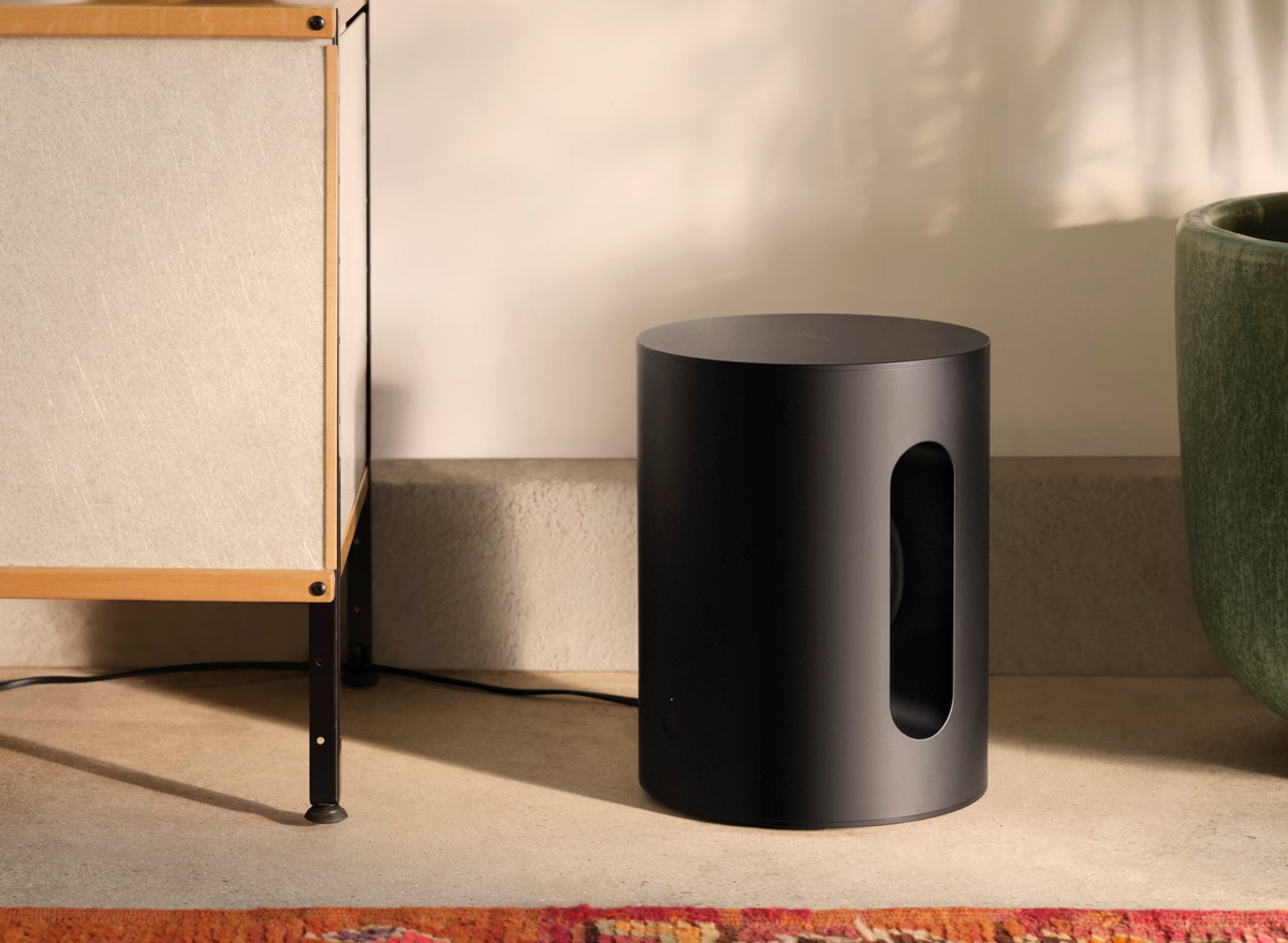 Sonos Sub Mini Wireless Subwoofer – Dual 6" Woofers, Deep Bass & WiFi Connectivity | SUBM1UK1BLK Subwoofer Sonos