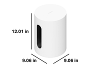 Sonos Sub Mini Wireless Subwoofer – Dual 6" Woofers, Deep Bass & WiFi Connectivity | SUBM1UK1 Subwoofer Sonos