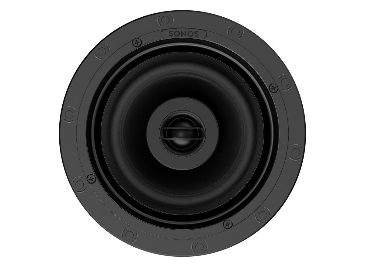 Sonos & Sonance 6.5" In-Ceiling Speakers (Pair) – 130W, Trueplay & Paintable Grilles | INCLGWW1 Speaker Sonos