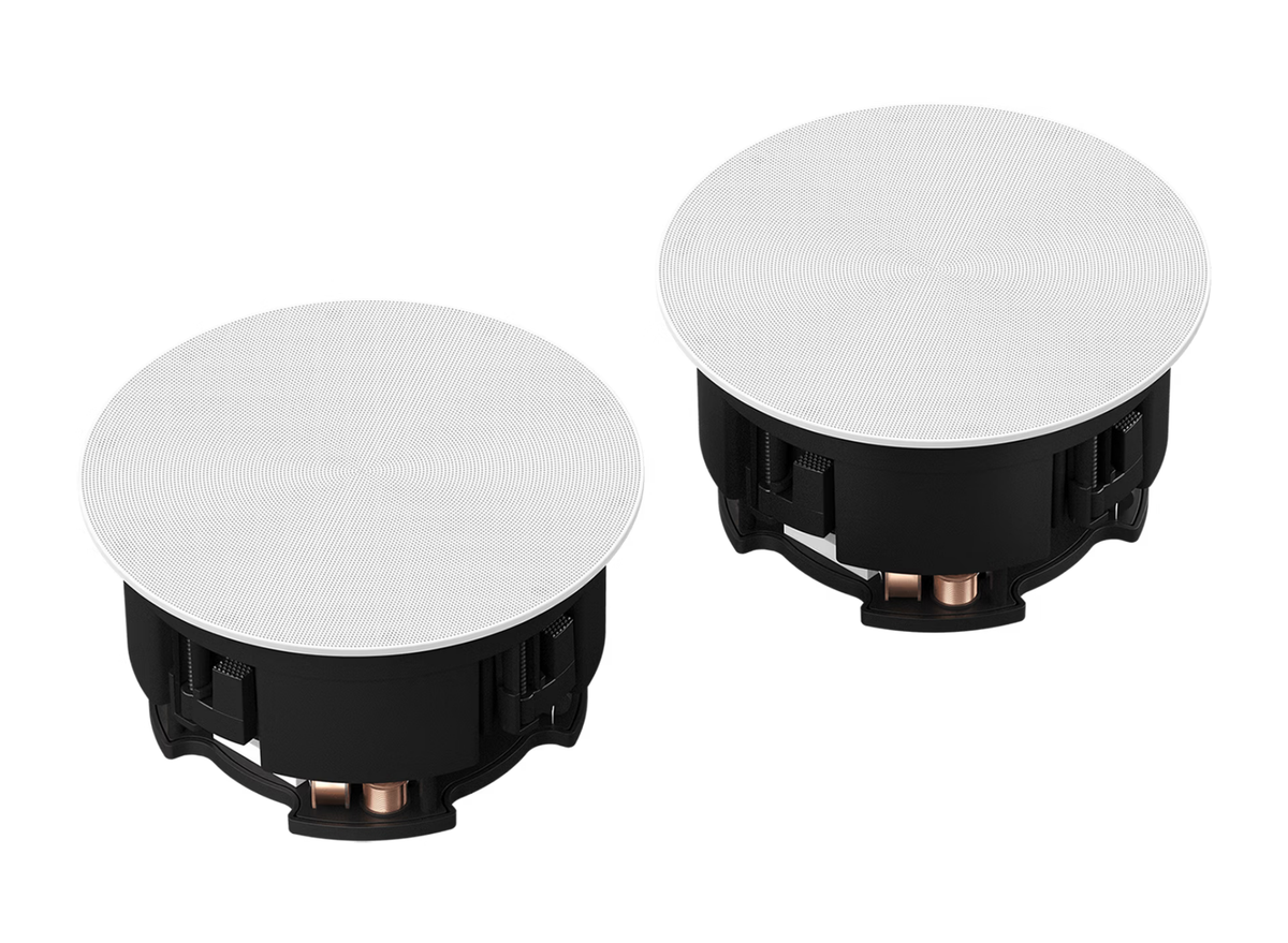 Sonos & Sonance 6.5" In-Ceiling Speakers (Pair) – 130W, Trueplay & Paintable Grilles | INCLGWW1 Speaker Sonos