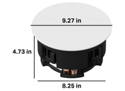 Sonos & Sonance 6.5" In-Ceiling Speakers (Pair) – 130W, Trueplay & Paintable Grilles | INCLGWW1 Speaker Sonos