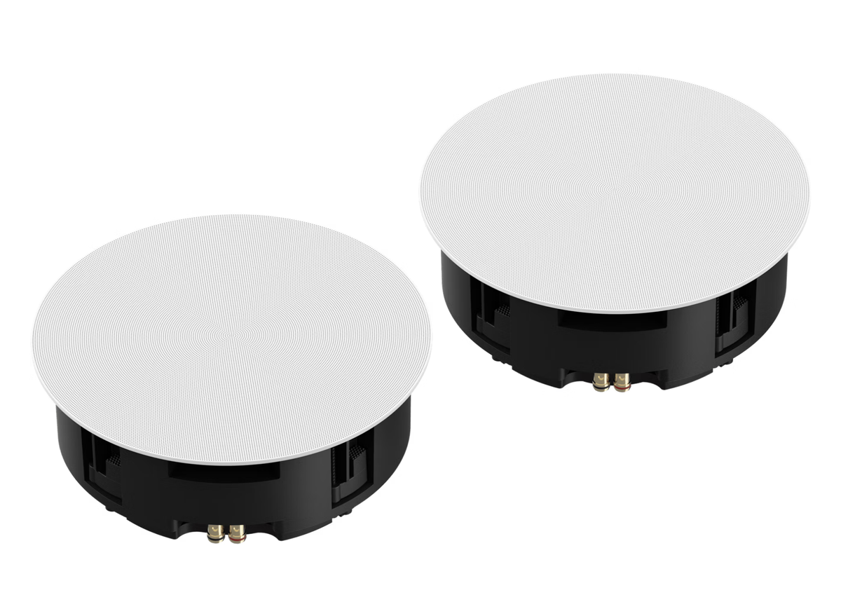Sonos & Sonance 8" In-Ceiling Speakers (Pair) – 225W, Trueplay & Paintable Grilles | INCL8WW1 Speaker Sonos