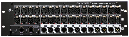 Soundcraft Mini Stagebox 32R Self-Contained Compact Stagebox | 5049659 Audio Mixer Soundcraft