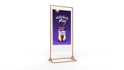 Moove 55" Superslim Freestanding Double-Sided Digital Poster ScreenMoove Freestanding Digital Posters ScreenMoove