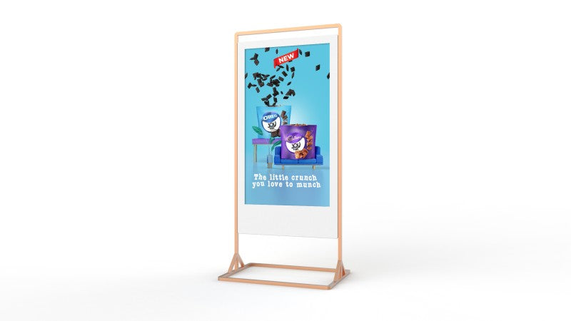 Moove 55" Superslim Freestanding Double-Sided Digital Poster Freestanding Digital Signage Display ScreenMoove