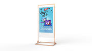 Moove 55" Superslim Freestanding Double-Sided Digital Poster Freestanding Digital Signage Display ScreenMoove