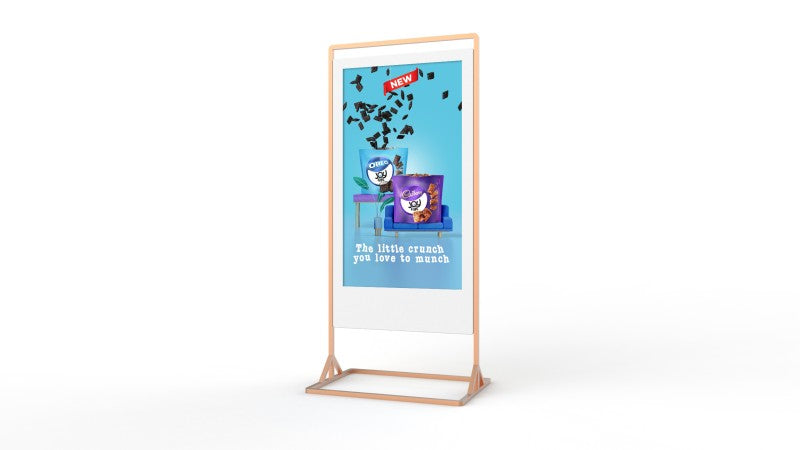 55" Superslim Freestanding Double-Sided Digital Posters