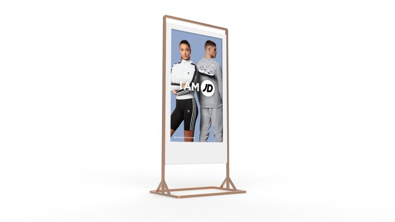 Moove 55" Superslim Freestanding Double-Sided Digital Poster Freestanding Digital Signage Display ScreenMoove