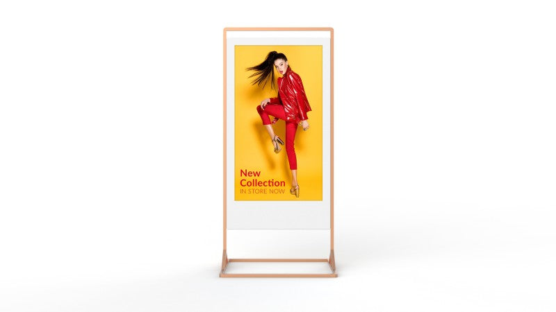 Moove 55" Superslim Freestanding Double-Sided Digital Poster Freestanding Digital Signage Display ScreenMoove