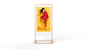 Moove 55" Superslim Freestanding Double-Sided Digital Poster Freestanding Digital Signage Display ScreenMoove