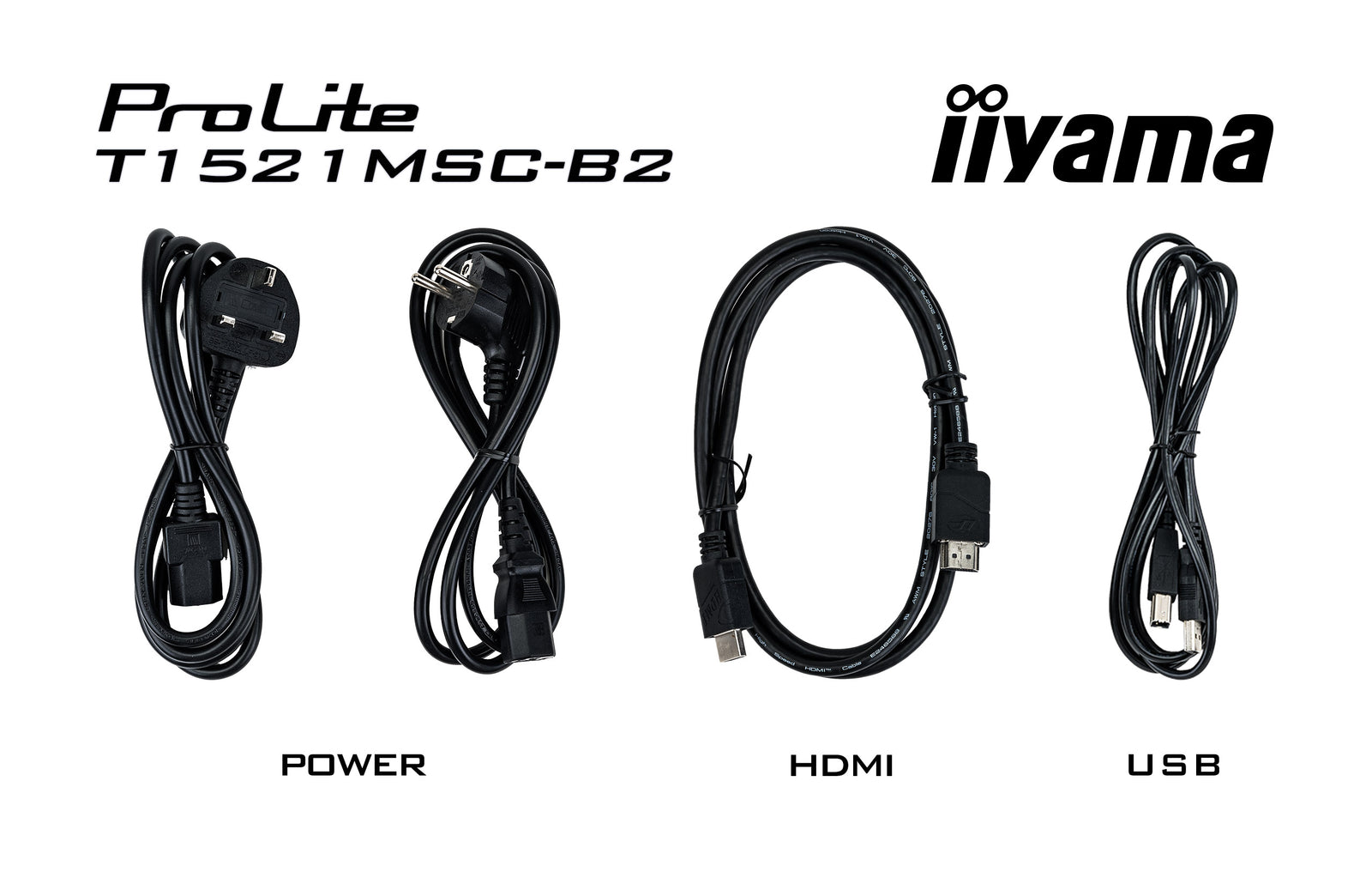 iiyama ProLite T1521MSC-B2 15" Projective Capacitive 10pt Touchscreen Monitor Touchscreen Monitor iiyama