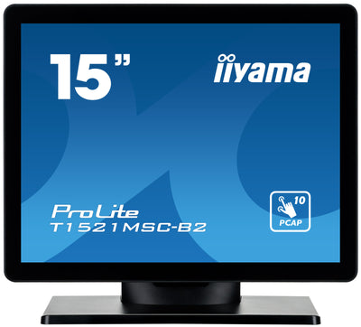 iiyama ProLite T1521MSC-B2 15" Projective Capacitive 10pt Touchscreen Monitor Touchscreen Monitor iiyama