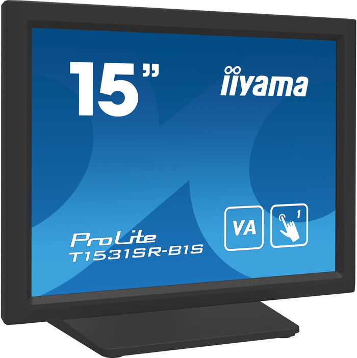iiyama ProLite T1531SR-B1S 15” Touchscreen with 5-wire Resistive Touch Technology Touchscreen Monitor iiyama