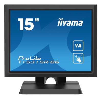 iiyama ProLite T1531SR-B6 15" 5-wire Resistive Touchscreen Monitor Desktop Monitor iiyama