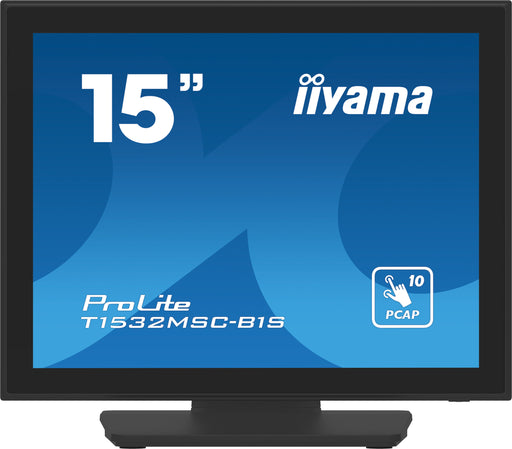 iiyama ProLite T1532MSC-B1S 15" Projective Capacitive 10pt Touchscreen Monitor