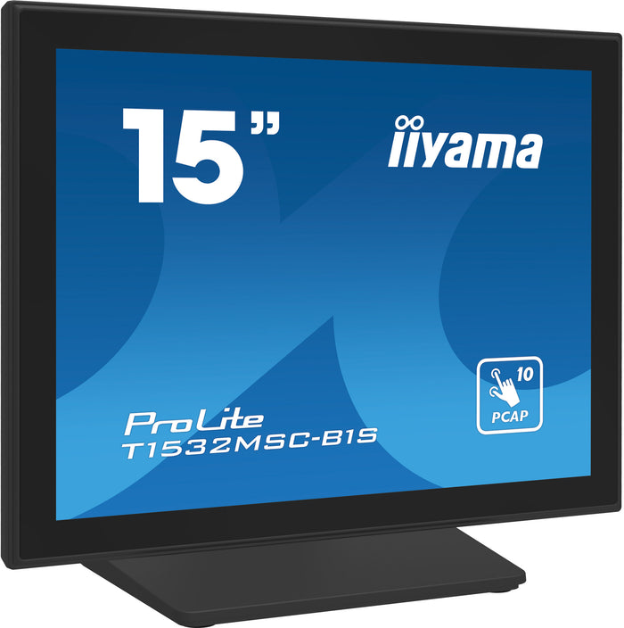 iiyama ProLite T1532MSC-B1S 15" Projective Capacitive 10pt Touchscreen Monitor Touchscreen Monitor iiyama