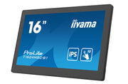 iiyama ProLite T1624MSC-B1 15.6" 10pt PCAP Touch Screen Monitor Touchscreen Monitor iiyama